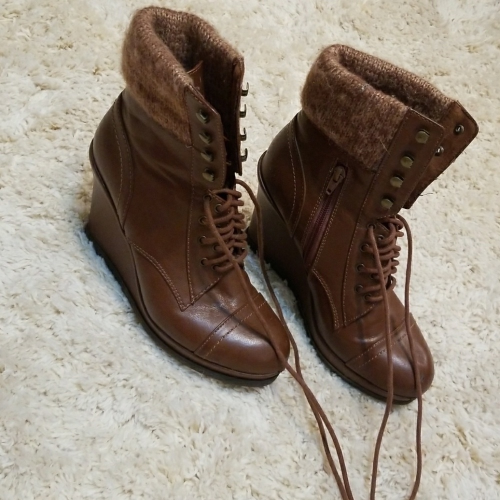 Wedge Ankle Boots